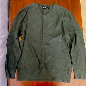 Nautica Pima cotton blend v-neck sweater - Gray